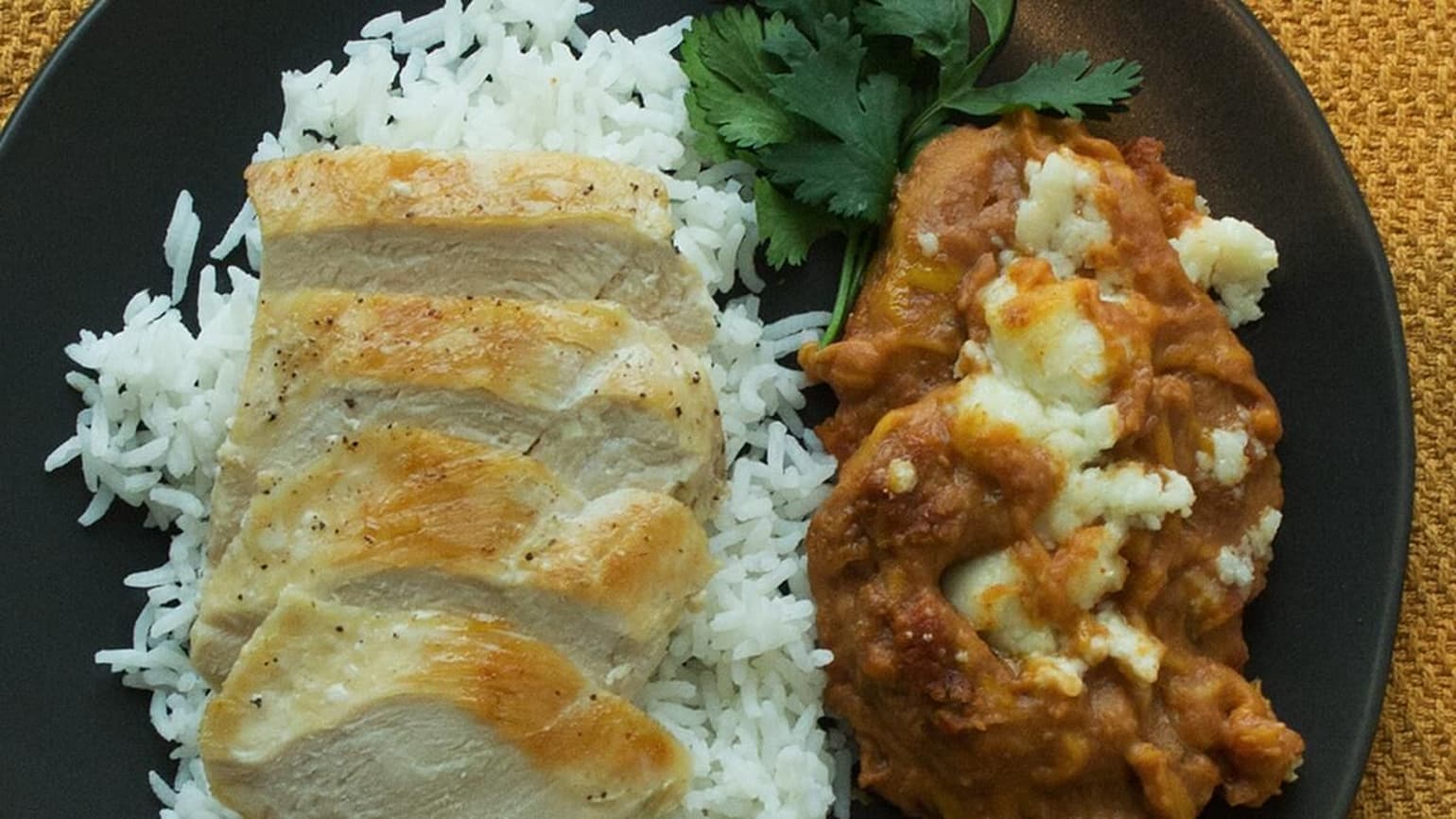 Cheesy Refried Beans Old El Paso